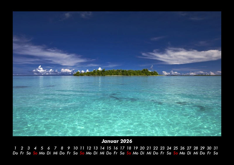 Trauminseln Fotokalender 2026 - 1