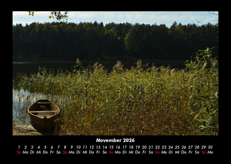 Landschaftskalender Fotokalender 2026 - 11