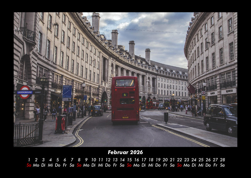 London Fotokalender 2026 - 2