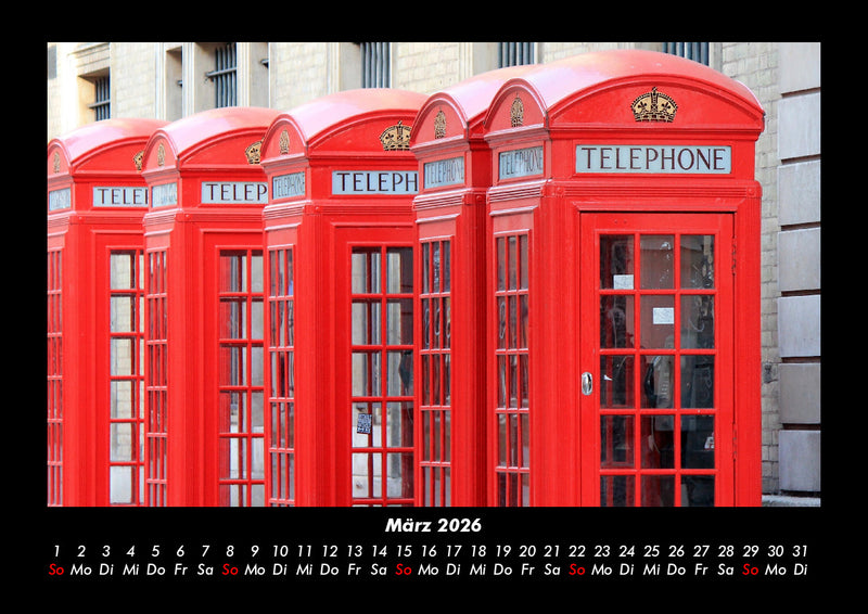London Fotokalender 2026 - 3