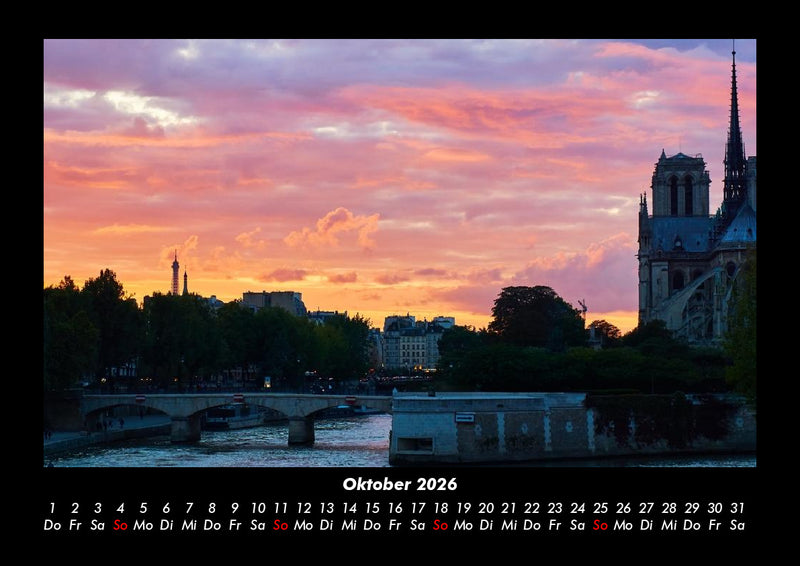 Sonnenuntergänge Fotokalender 2026 - 10