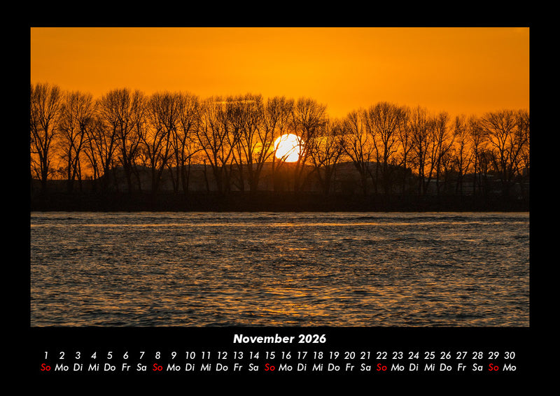 Sonnenuntergänge Fotokalender 2026 - 11