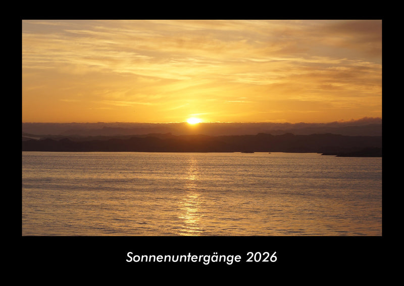 Sonnenuntergänge Fotokalender 2026 - Hauptbild