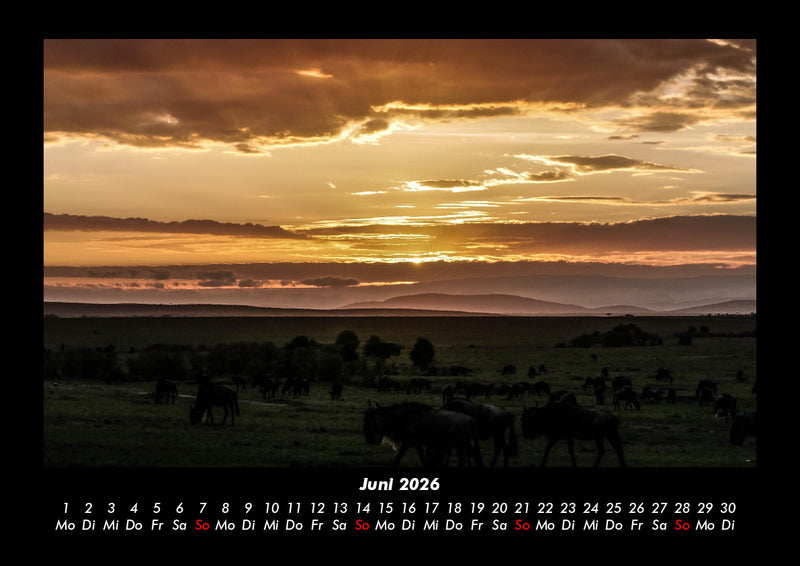 Sonnenuntergänge Fotokalender 2026 - 6