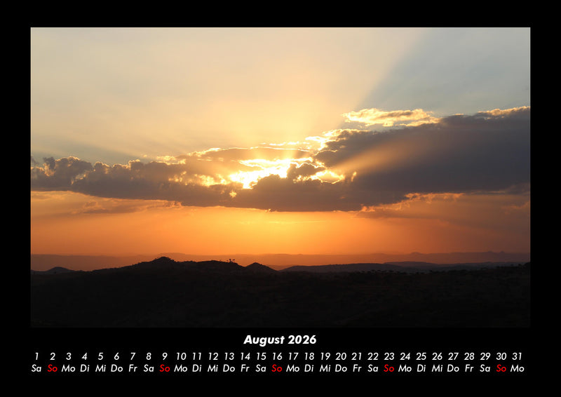 Sonnenuntergänge Fotokalender 2026 - 8