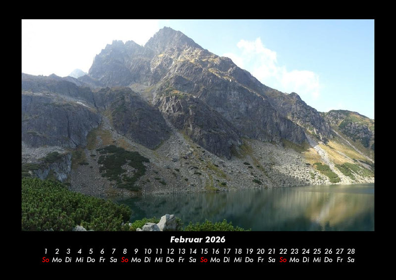 Landschaftskalender Fotokalender 2026 - 2