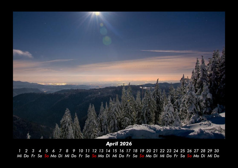 Landschaftskalender Fotokalender 2026 - 4