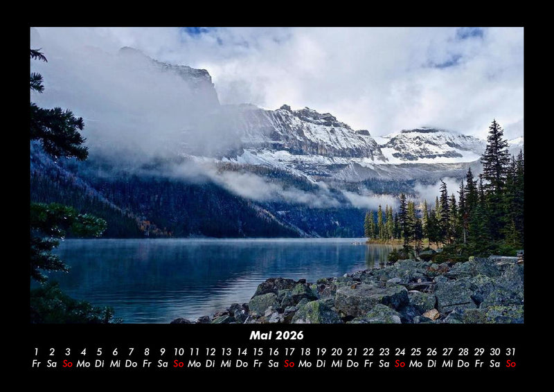Landschaftskalender Fotokalender 2026 - 5