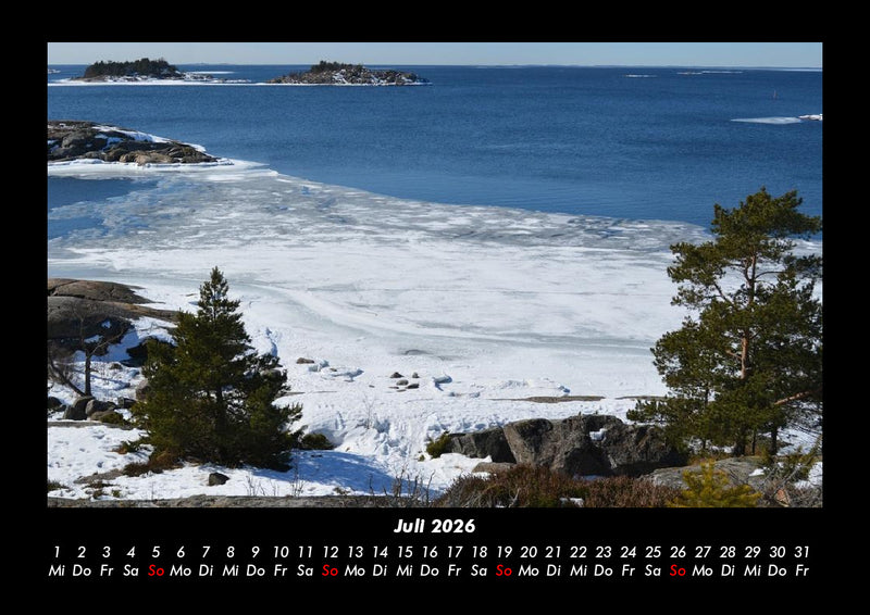 Meereslandschaft Fotokalender 2026 - 7