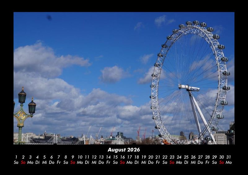 London Fotokalender 2026 - 8