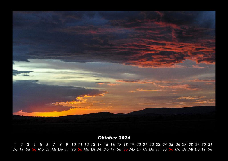Sonnenuntergang Fotokalender 2026 - 10