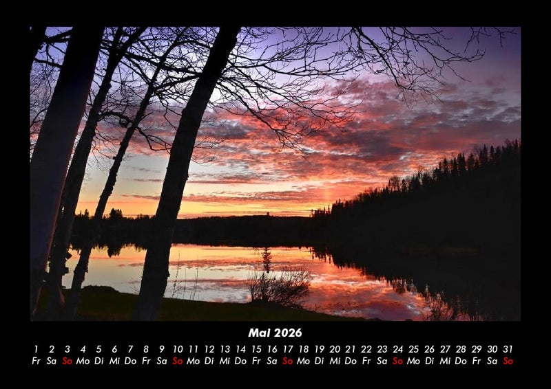 Sonnenuntergang Fotokalender 2026 - 5