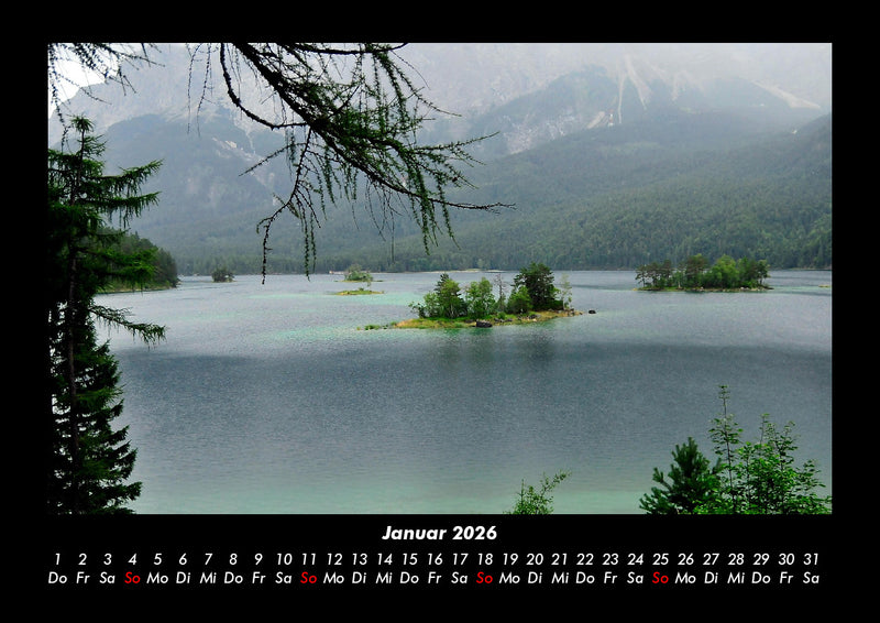 Die Seen der Erde Fotokalender 2026 - 1