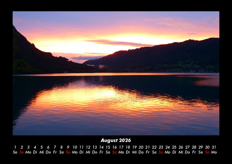 Die Seen der Erde Fotokalender 2026 - 8