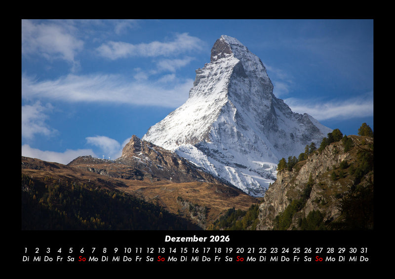 Berge Fotokalender 2026 - 12