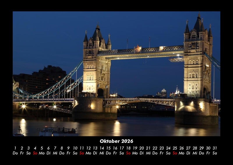 London Fotokalender 2026 - 10