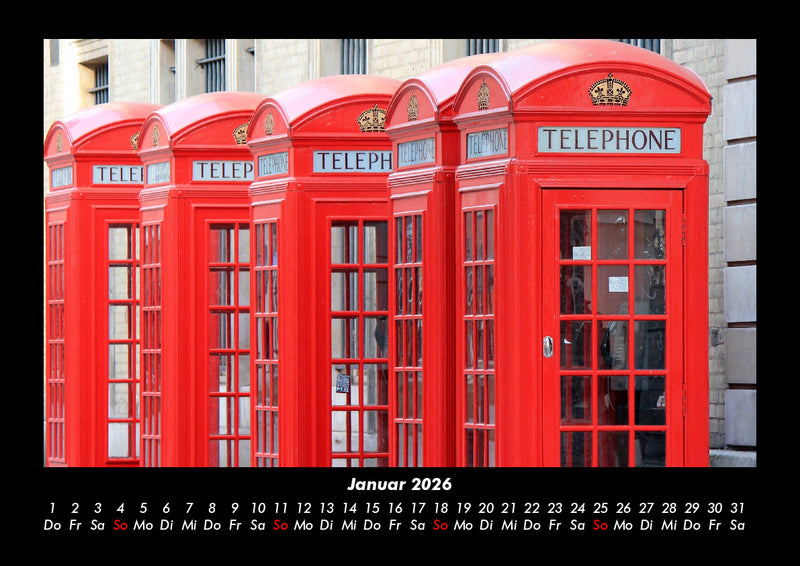 London Fotokalender 2026 - 1