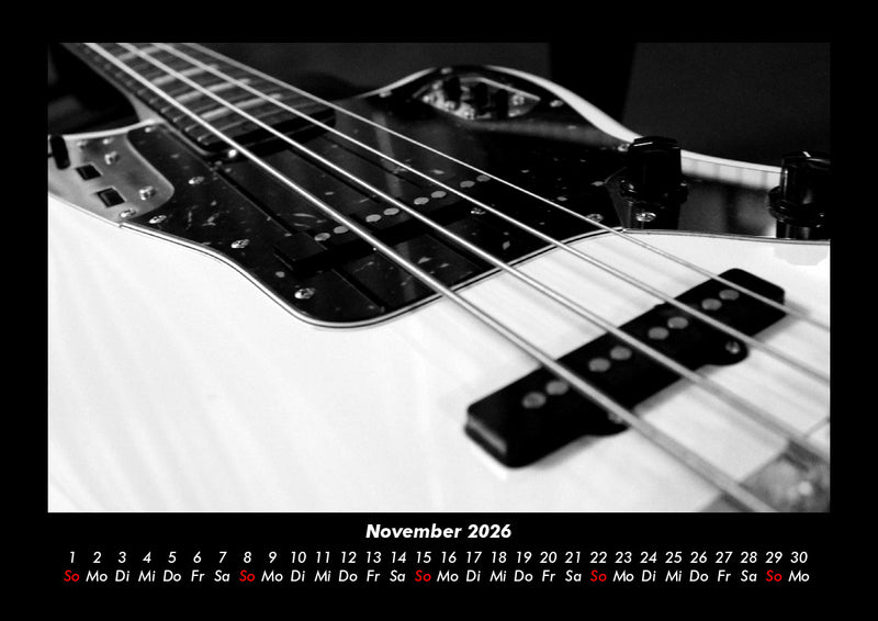 Musik Fotokalender 2026 - 11