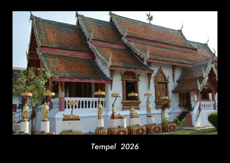 Tempel  Fotokalender 2026 - Hauptbild