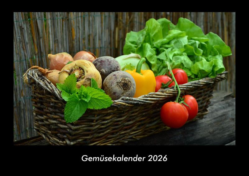 Gemüsekalender Fotokalender 2026 - Hauptbild