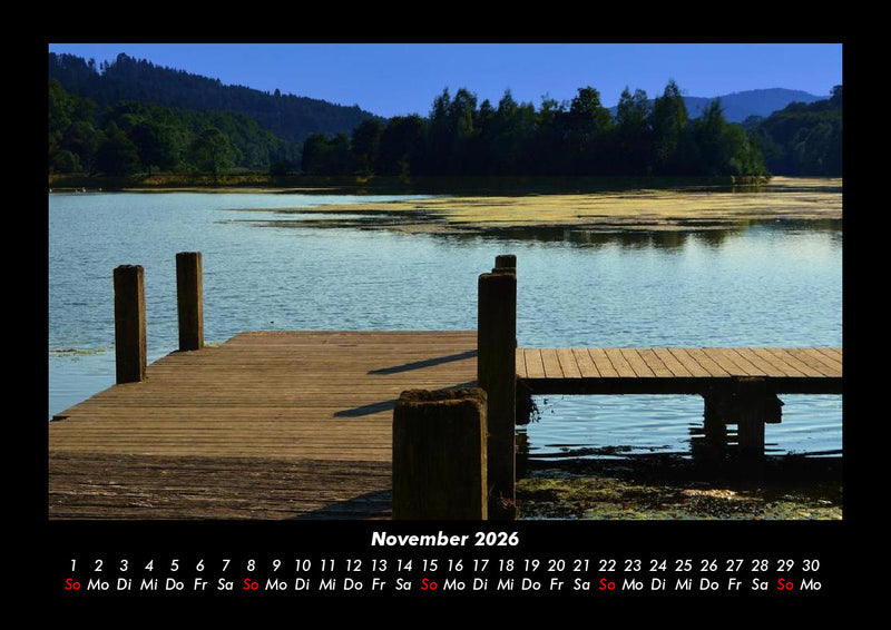Landschaftskalender Fotokalender 2026 - 11