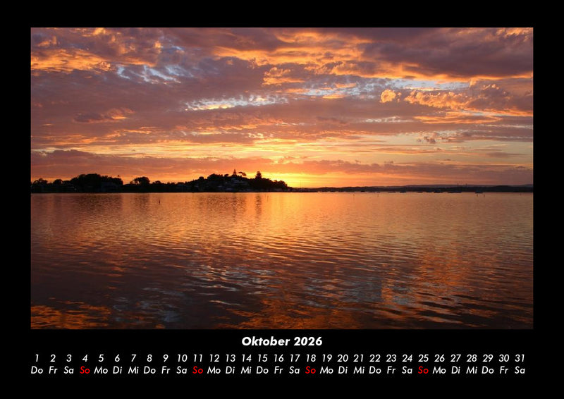 Sonnenuntergang Fotokalender 2026 - 10