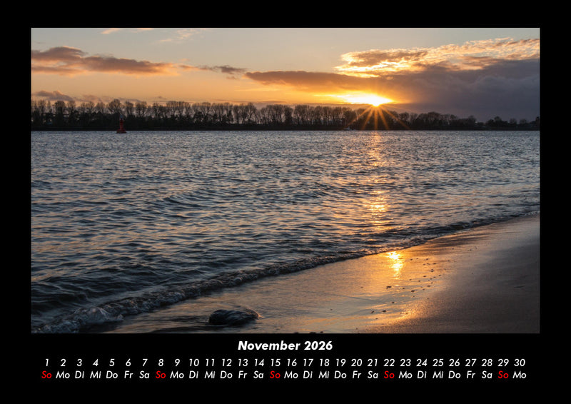 Sonnenuntergang Fotokalender 2026 - 11