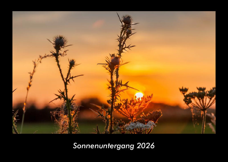 Sonnenuntergang Fotokalender 2026 - Hauptbild