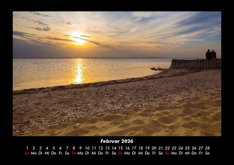 Sonnenuntergang Fotokalender 2026 - 2