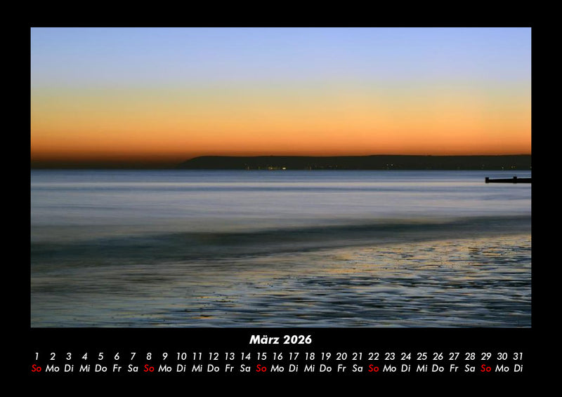 Sonnenuntergang Fotokalender 2026 - 3