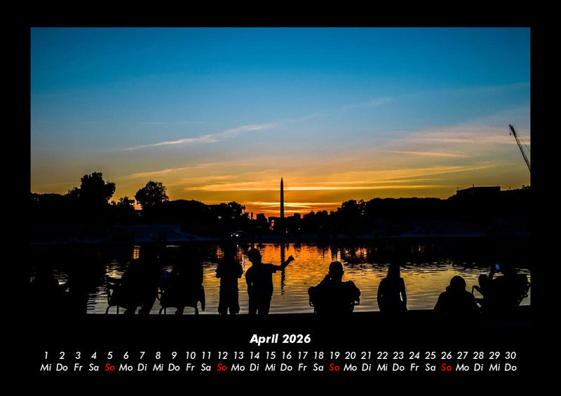 Sonnenuntergang Fotokalender 2026 - 4
