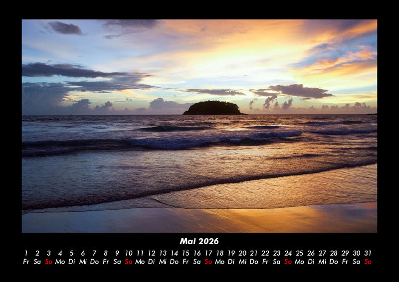 Sonnenuntergang Fotokalender 2026 - 5