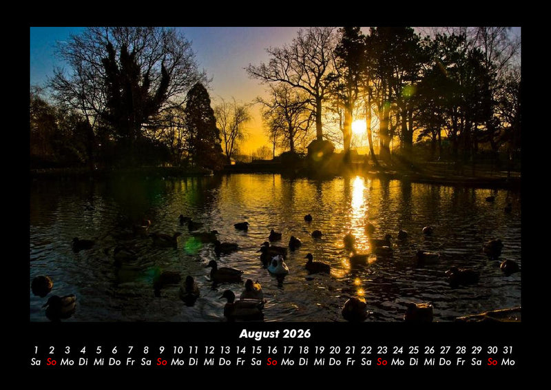 Sonnenuntergang Fotokalender 2026 - 8