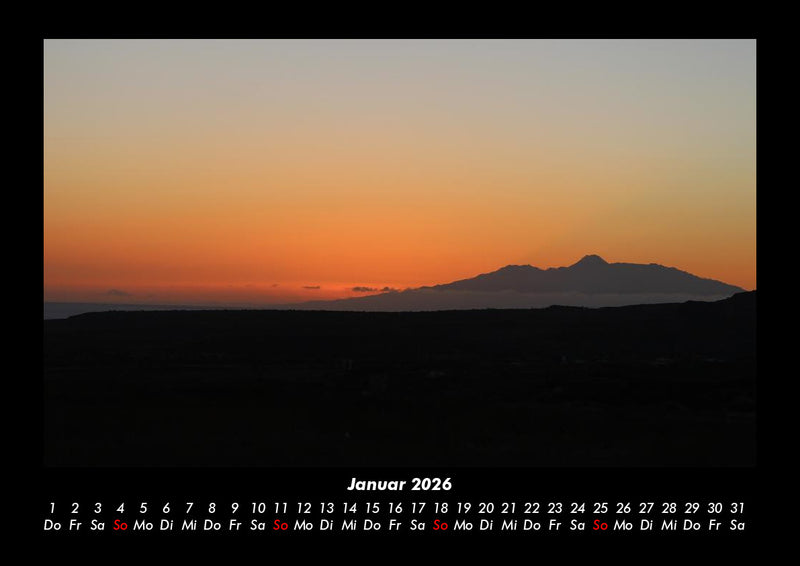 Sonnenuntergänge Fotokalender 2026 - 1