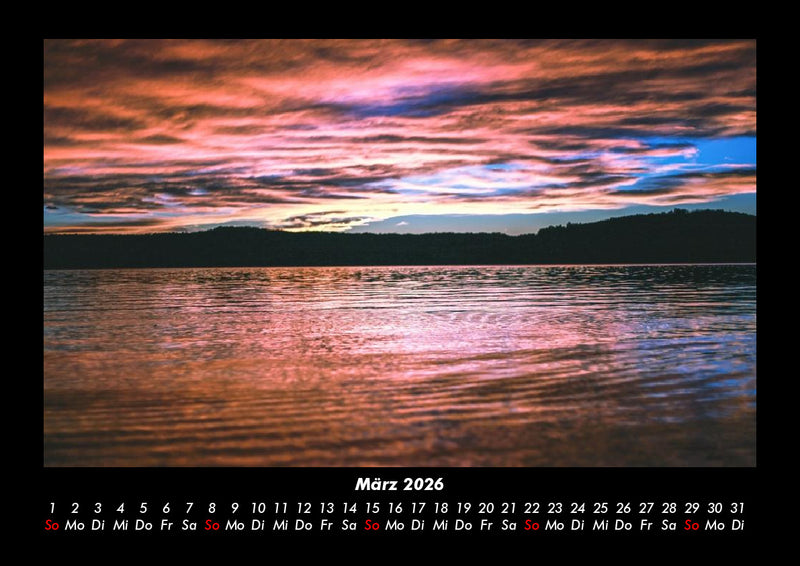Sonnenuntergänge Fotokalender 2026 - 3