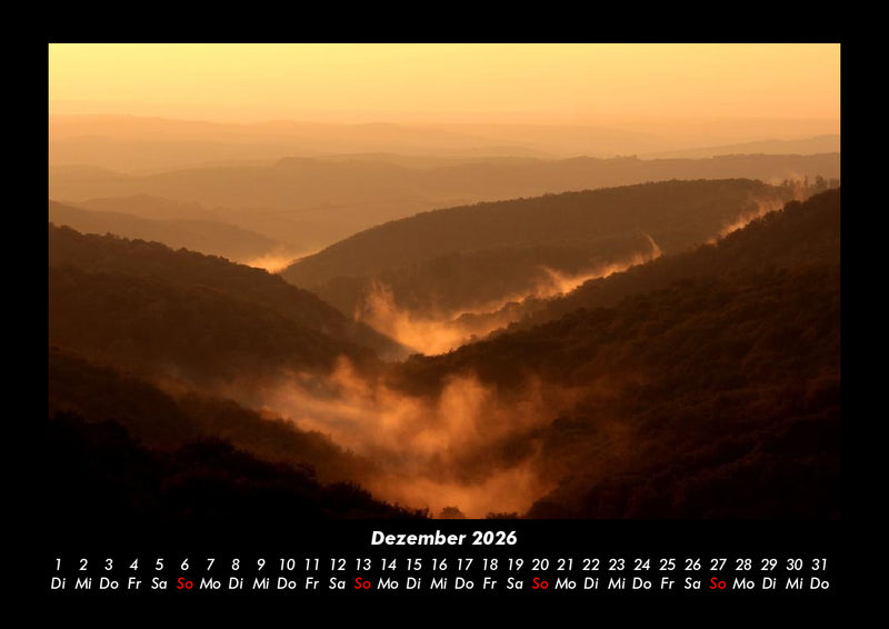 Bergige Welten Fotokalender 2026 - 12