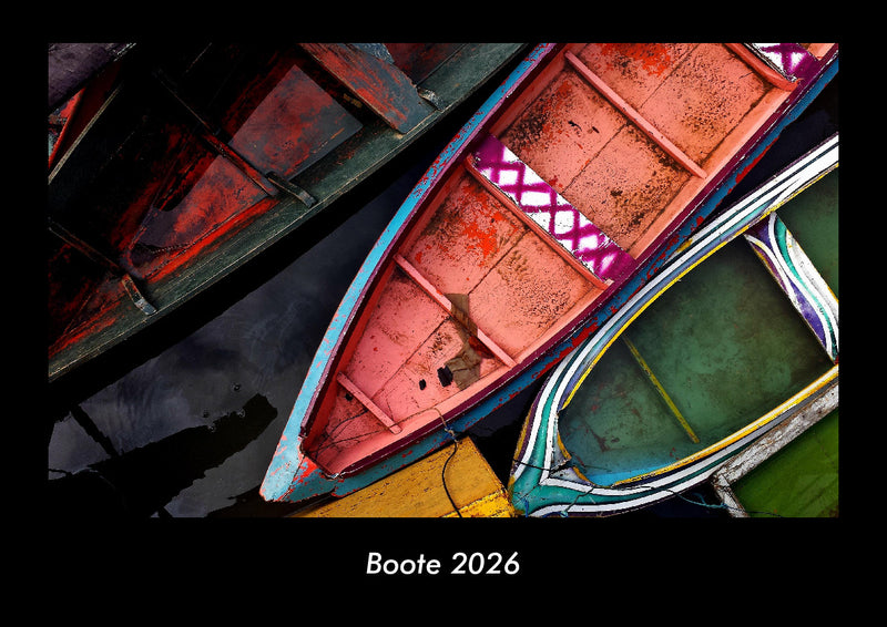 Boote Fotokalender 2026 - Hauptbild