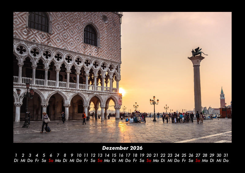 Venedig Fotokalender 2026 - 12