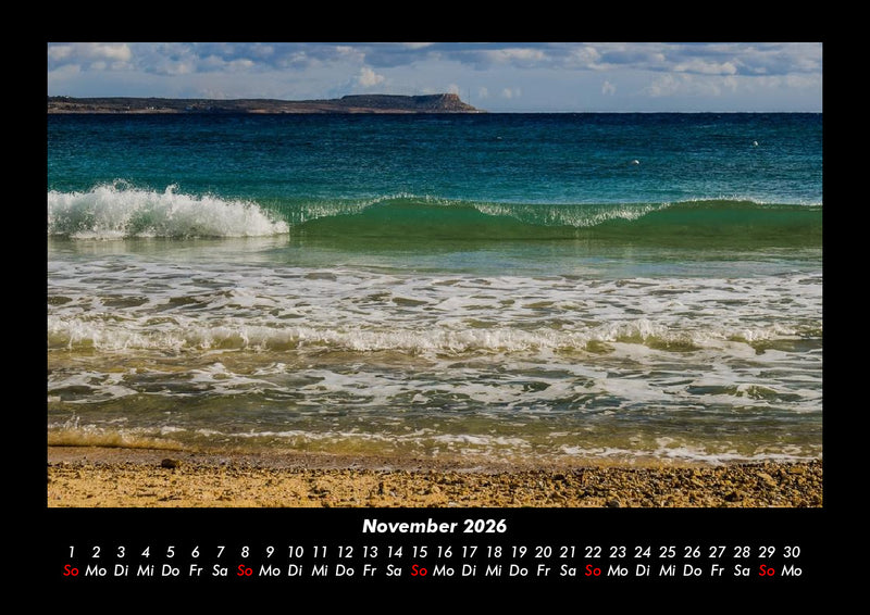 Meereslandschaft Fotokalender 2026 - 11