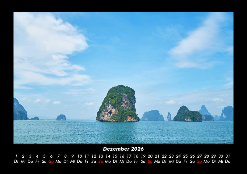 Meereslandschaft Fotokalender 2026 - 12