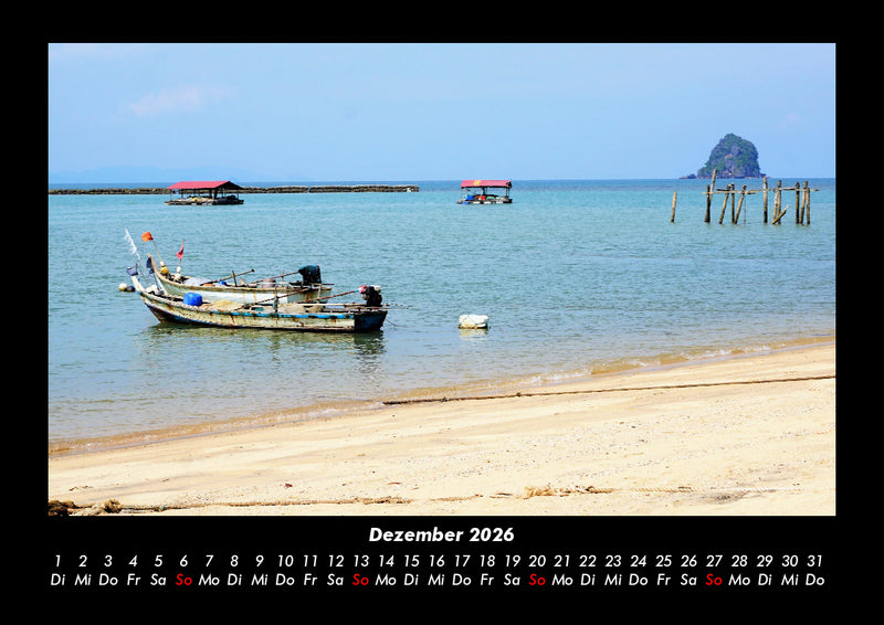 Strände der Welt Fotokalender 2026 - 12