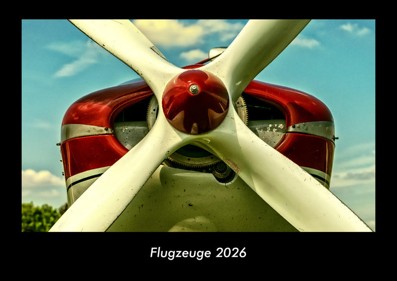 Flugzeuge Fotokalender 2026 - Hauptbild