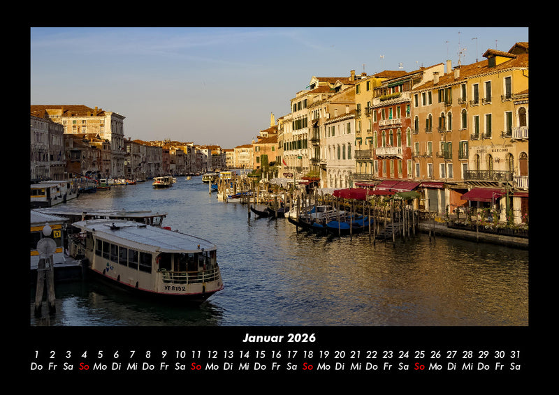 Venedig Fotokalender 2026 - 1