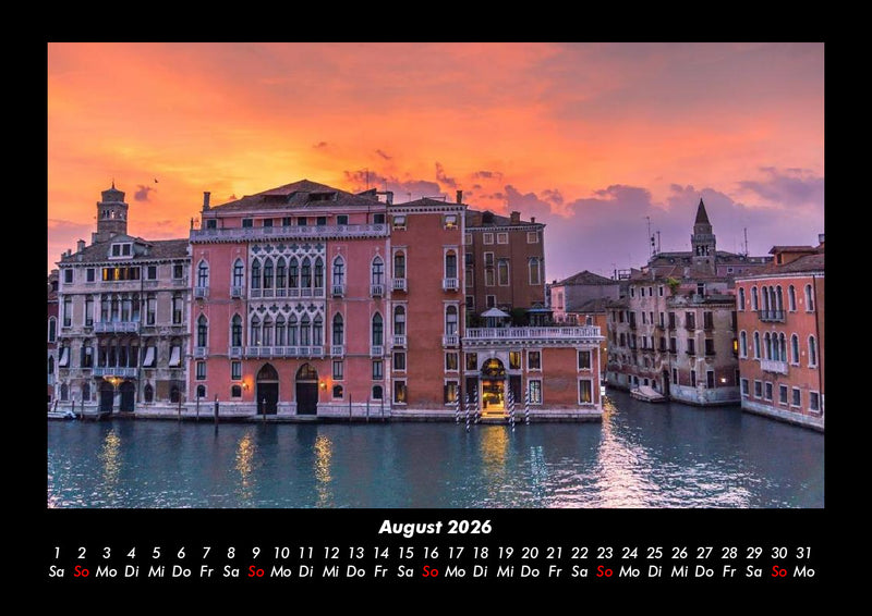 Venedig Fotokalender 2026 - 8