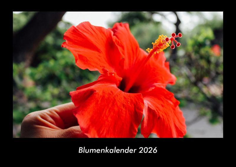 Blumenkalender Fotokalender 2026 - Hauptbild