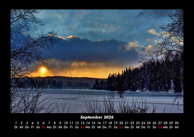 Sonnenuntergänge Fotokalender 2026 - 9