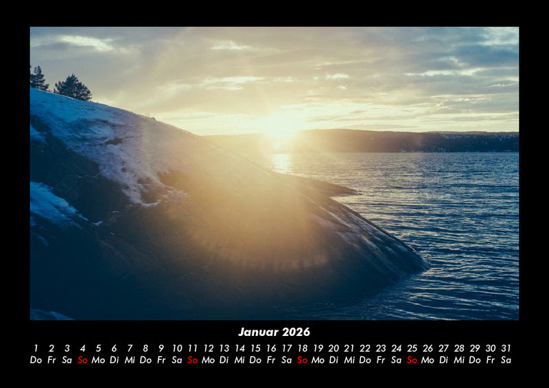 Sonnenuntergänge Fotokalender 2026 - 1