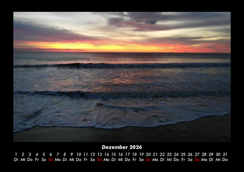 Meereslandschaft Fotokalender 2026 - 12