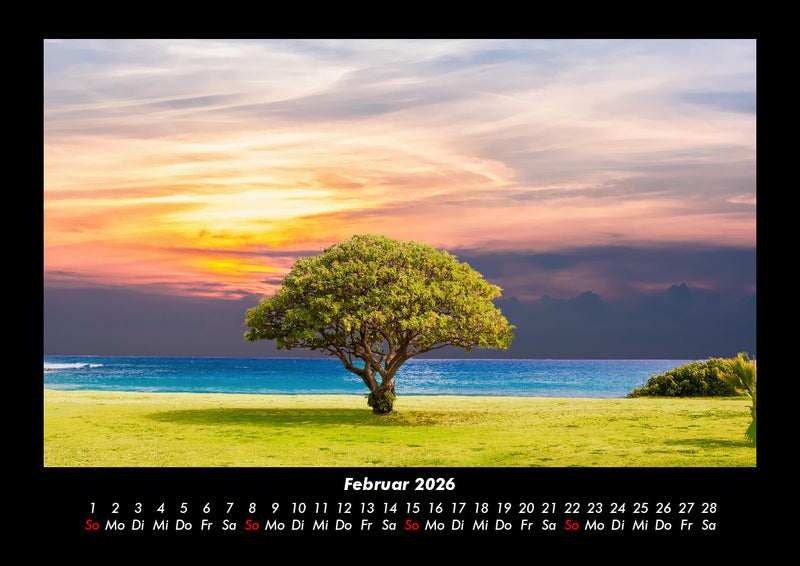Meereslandschaft Fotokalender 2026 - 2