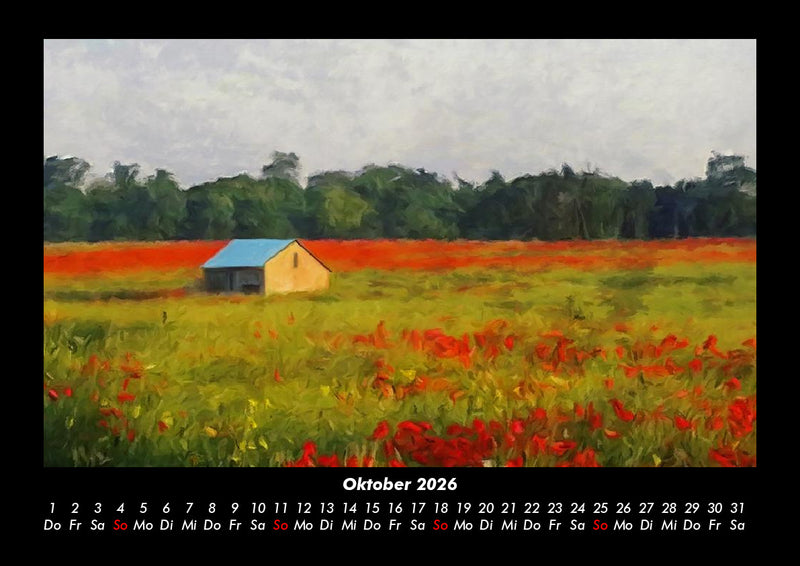 Blumenzauber Fotokalender 2026 - 10